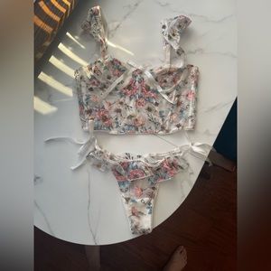 For Love and Lemons x Victoria Secret Corset Bra 32B